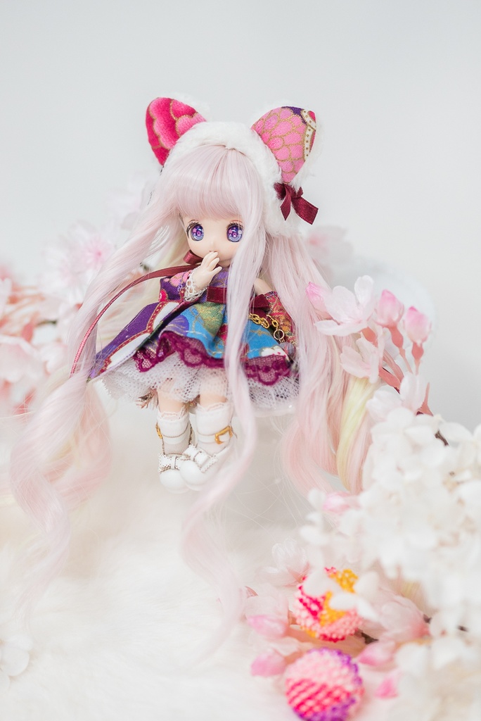 ドーリーココットロング【3.5~4インチウィッグ】