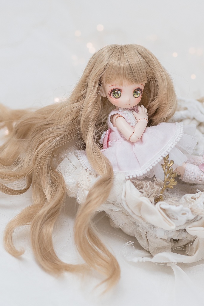ドーリーココットロング【3.5~4インチウィッグ】