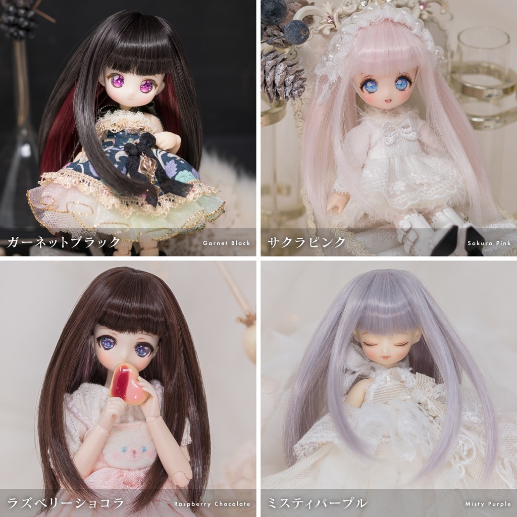 シルキーストレート【3.5~4インチウィッグ】