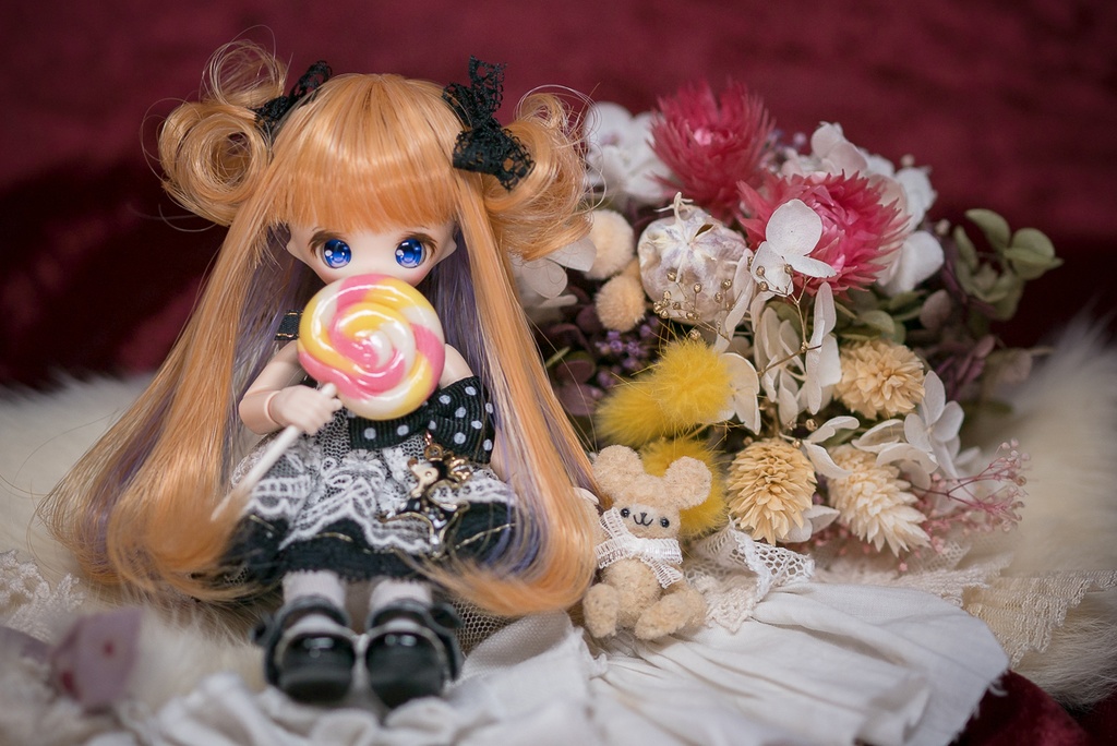 ポンポンアンジュ【3.5~4インチウィッグ】