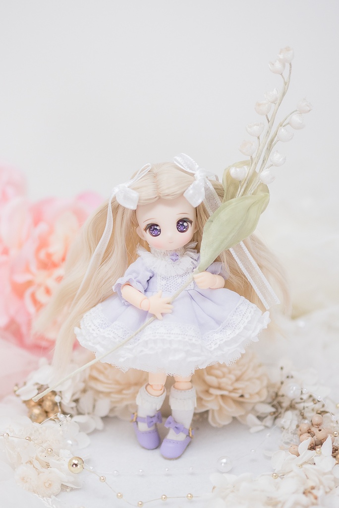 コットンエクロール【3.5〜4インチウィッグ】