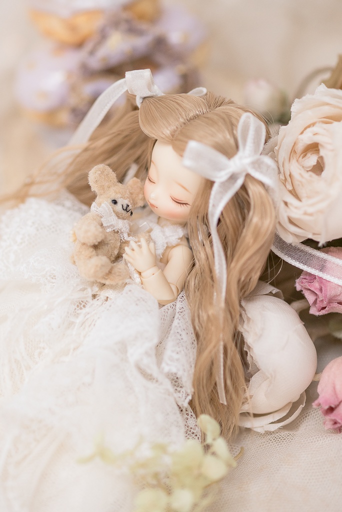 コットンエクロール【3.5〜4インチウィッグ】