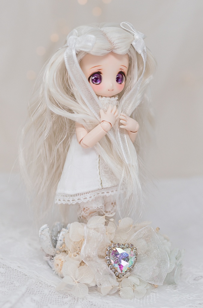 コットンエクロール【3.5〜4インチウィッグ】