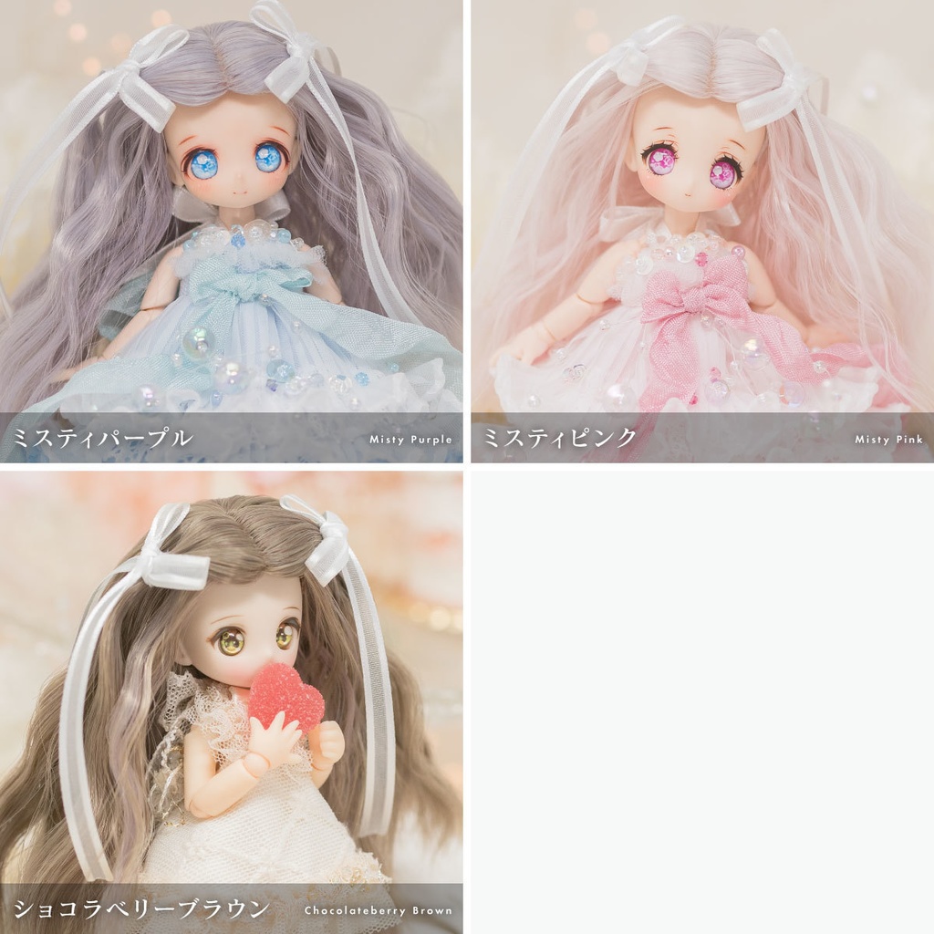 コットンエクロール【3.5〜4インチウィッグ】