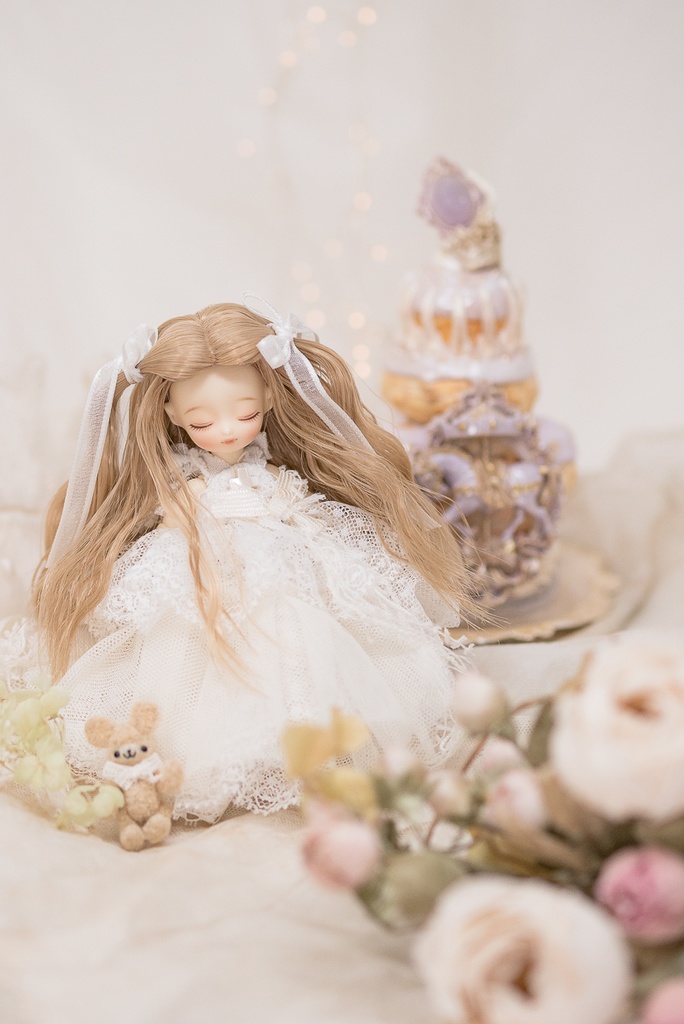 コットンエクロール【3.5〜4インチウィッグ】