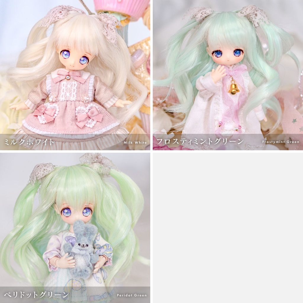 ドーリースクイレル【3.5~4インチウィッグ】