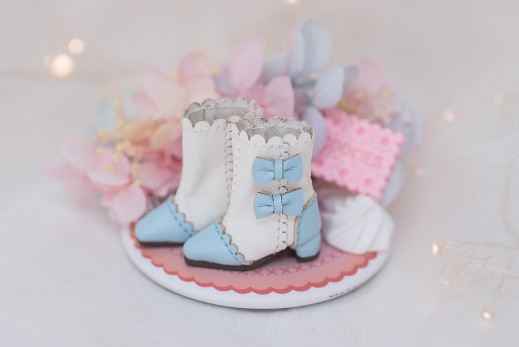 スウィートリボンスカラップブーツ