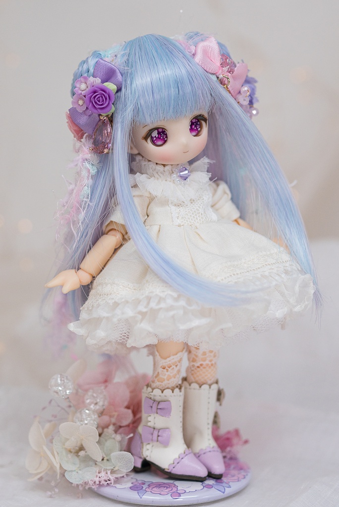 スウィートリボンスカラップブーツ