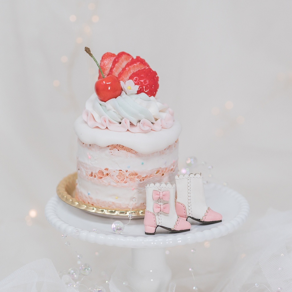 スウィートリボンスカラップブーツ