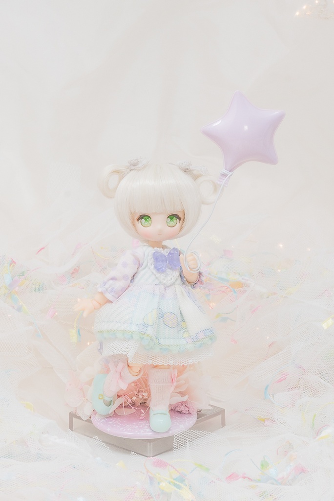 ポンポンリトルロッタ【3.5~4インチウィッグ】