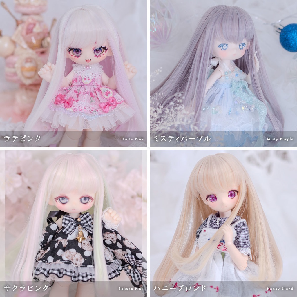 アンジェリックミウ【4.5〜5インチウィッグ】