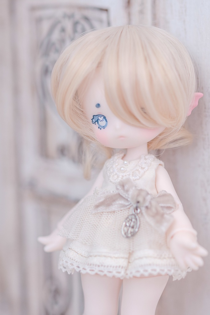 MIMIEL様製 9inch ウィッグ 2点セット アンジェリックミウ ミディ【4.5〜5インチウィッグ】 - MIMIEL