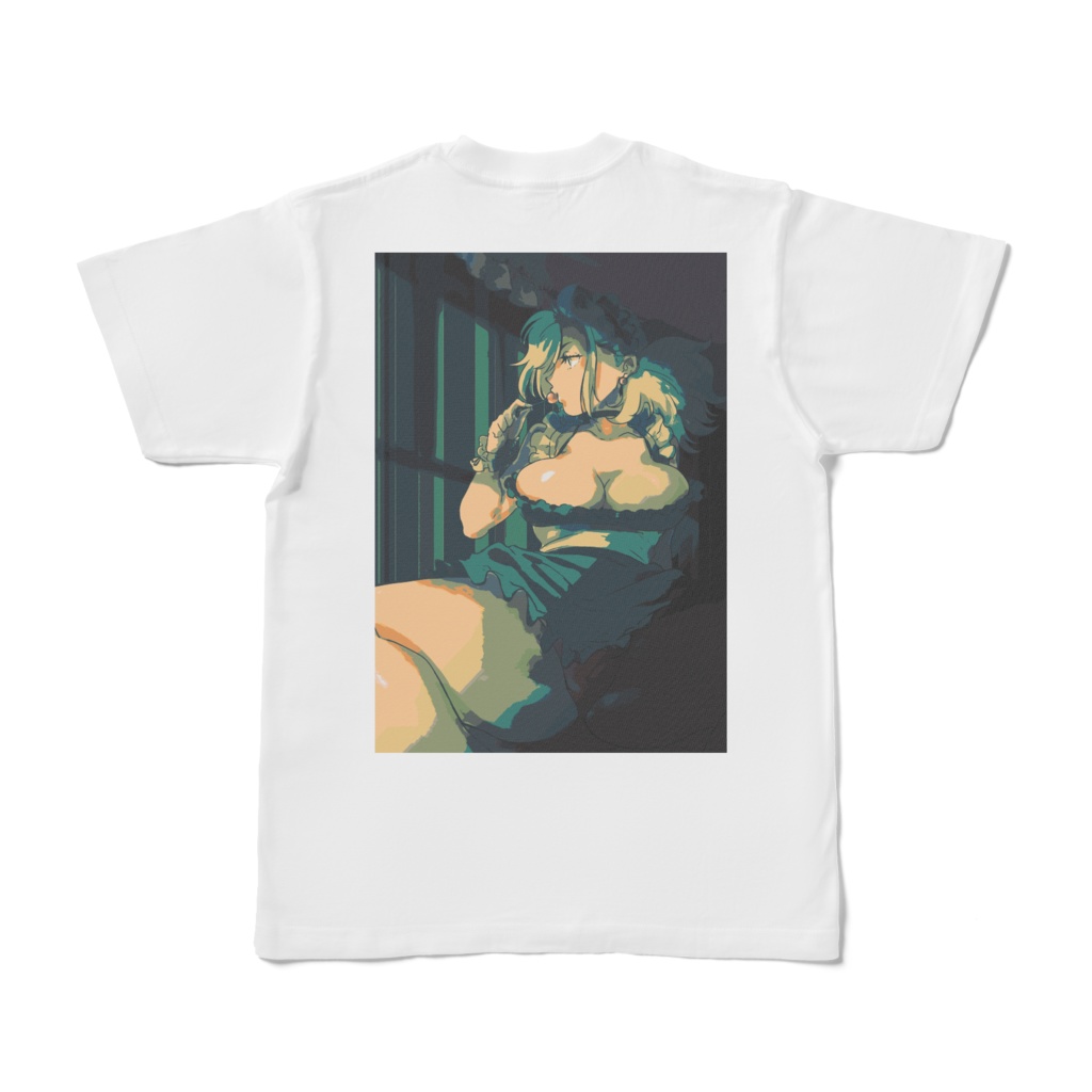 よるのメイド【背面プリントTシャツ＿サイズS/M/L/XL】
