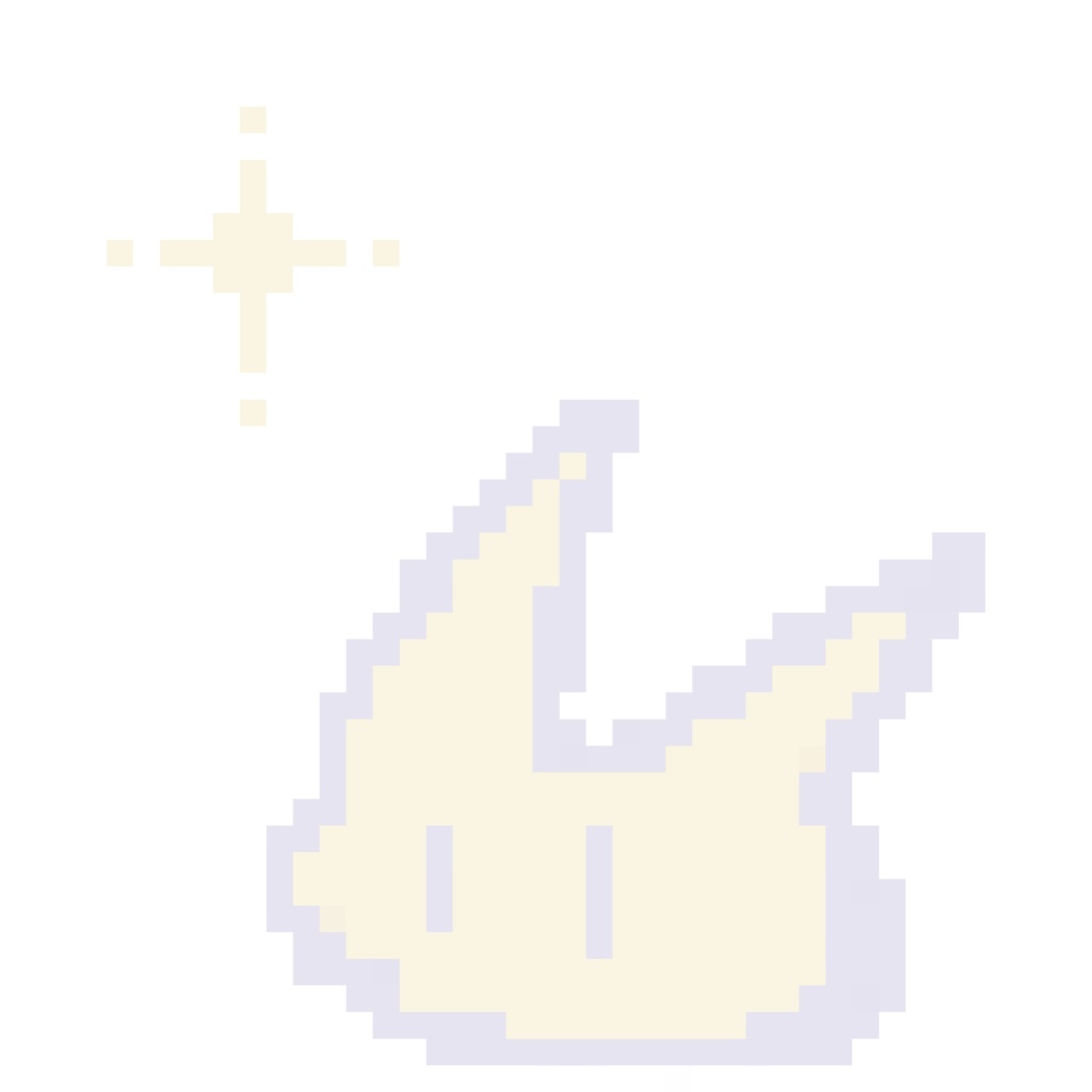 星と兎絵描きピクセル素材（レイヤー分け）・Star and Rabbit Art Assets