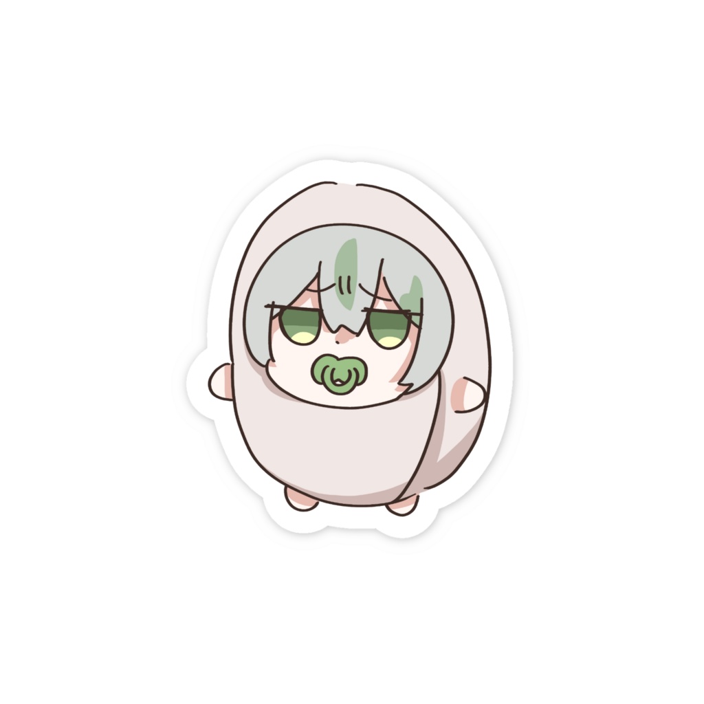 【しづちゃ🍵】LINEスタンプステッカー　ふきげん