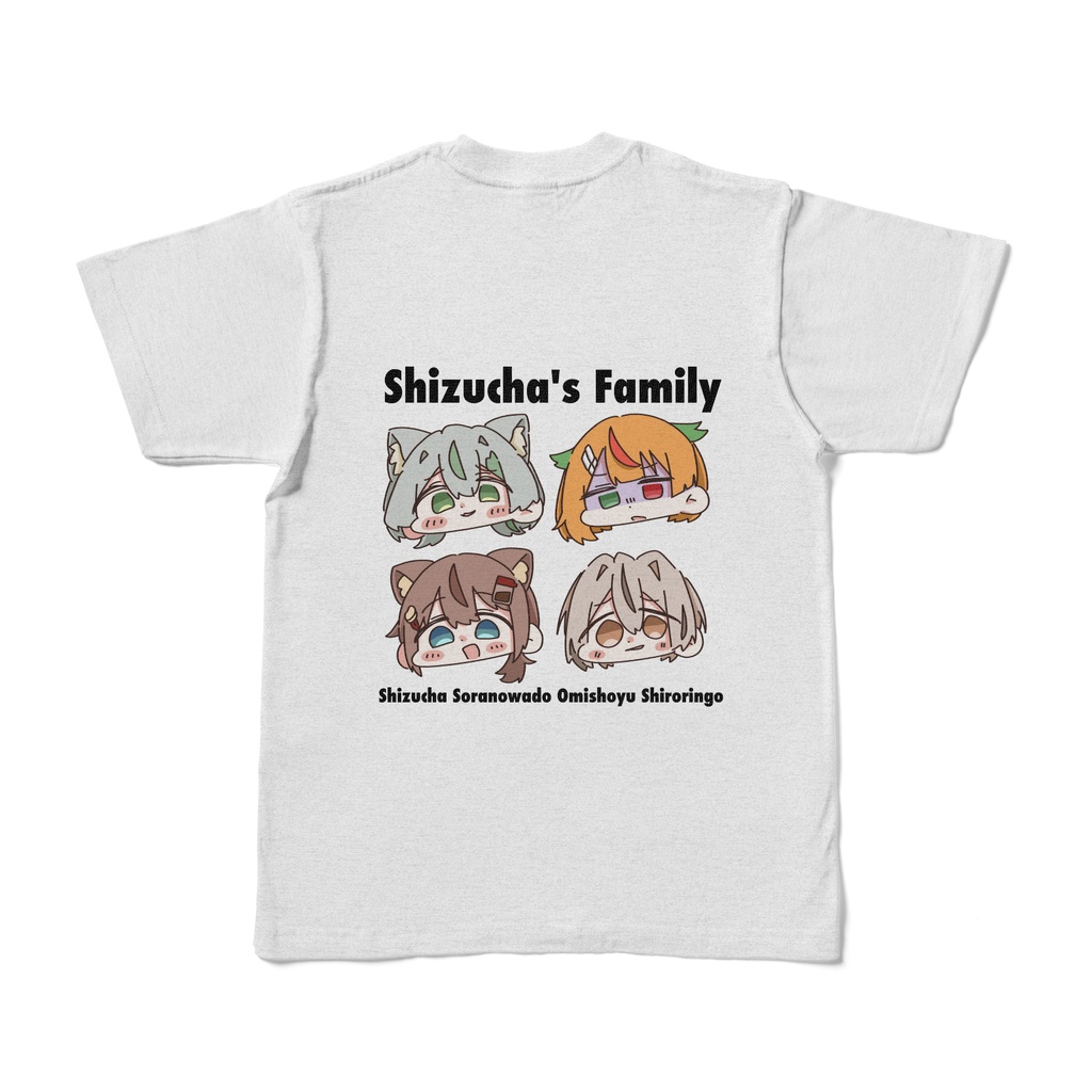 【しづふぁみりー】嘲笑するふぁみりーTシャツ アッシュ