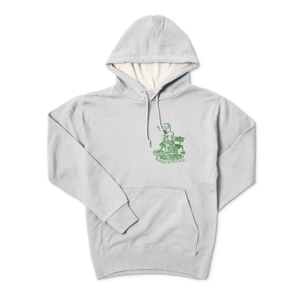 弥勒菩薩 パーカー (black/white/gray/burgundy/navy)