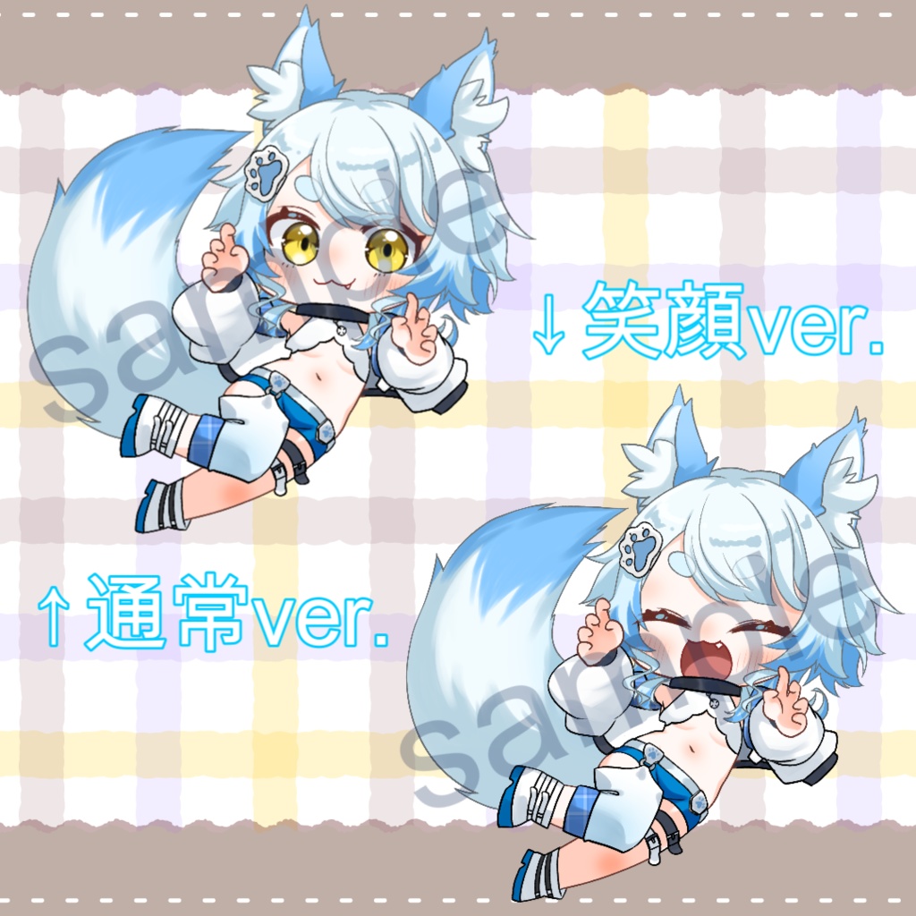 熊狩いお アクリルキーホルダー2種