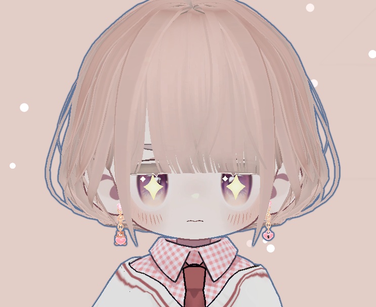 バレンタイン ベアーピアス