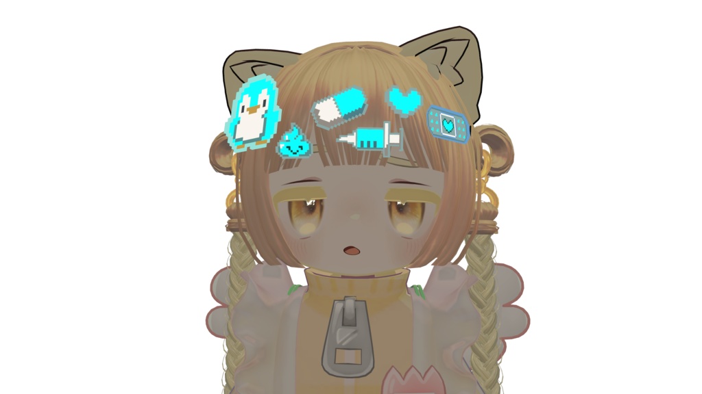 ドット絵ヘアピン