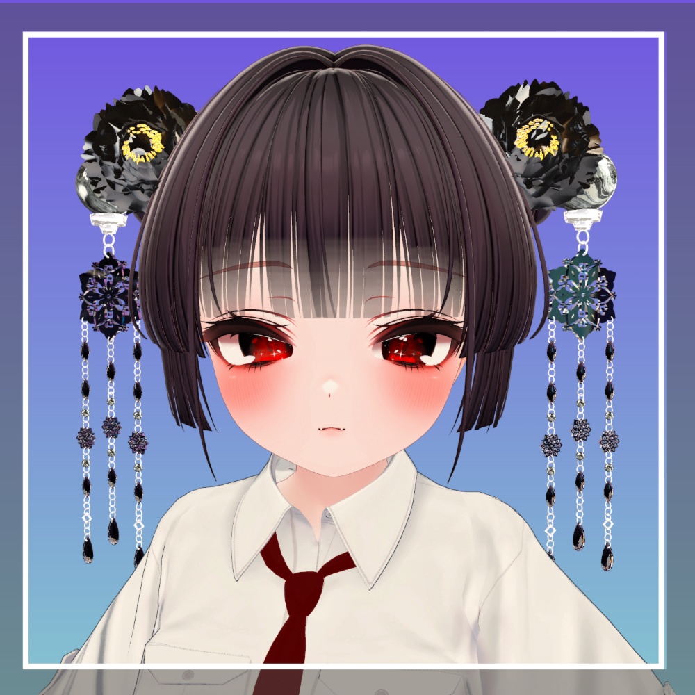 かんざし※ポリゴン多めおよそ10万ポリゴン