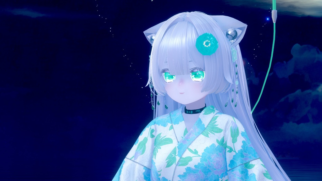 かんざし※ポリゴン多めおよそ10万ポリゴン