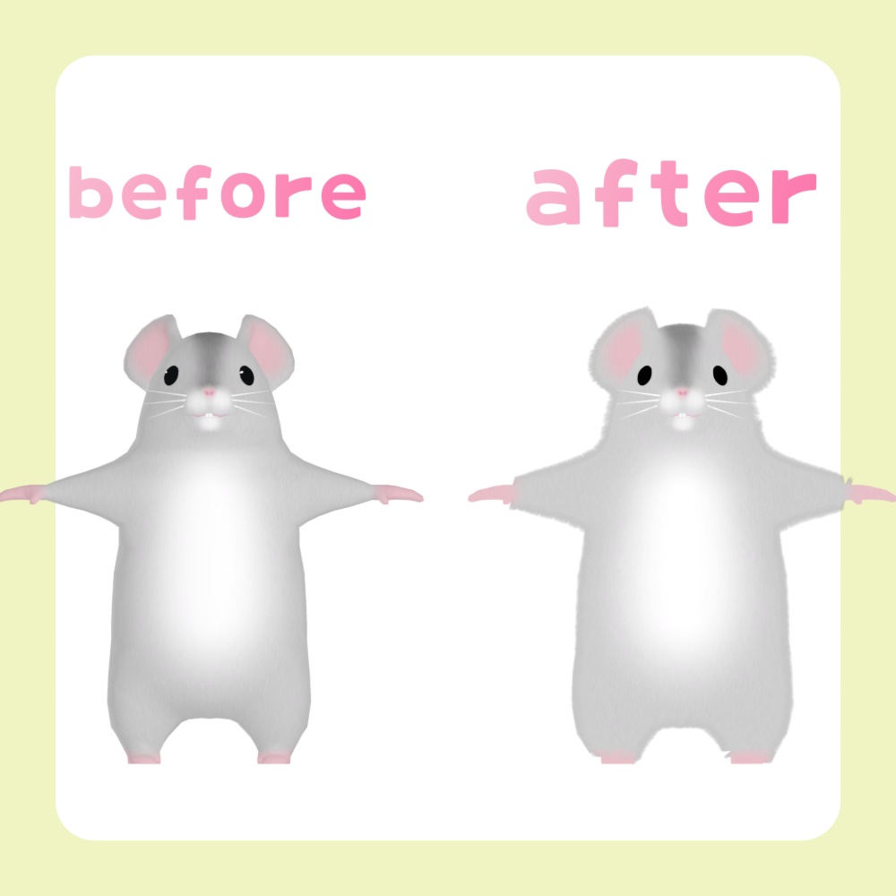 ハムスター対応ふわもこmaterial