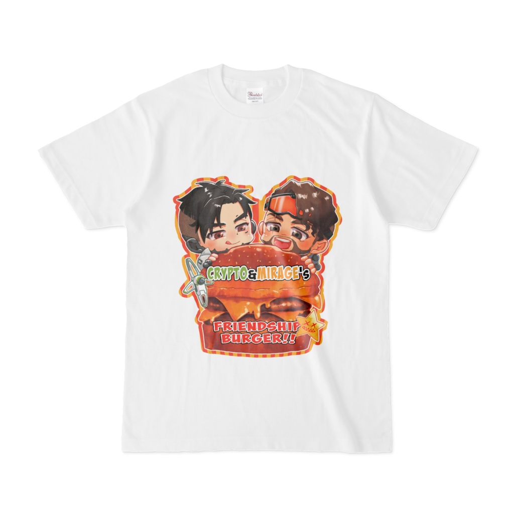 APEXクリプト＆ミラージュ🍔Tシャツ