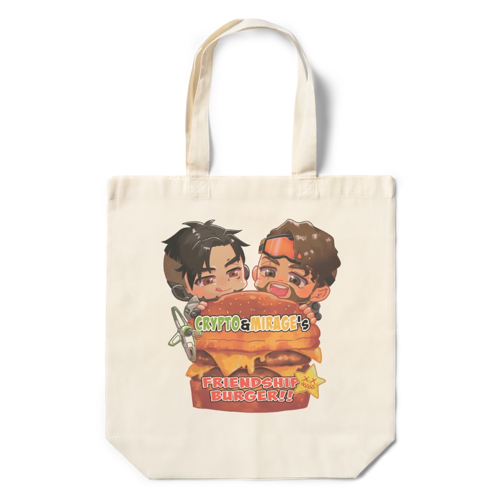 APEXクリプト＆ミラージュ🍔エコバッグ