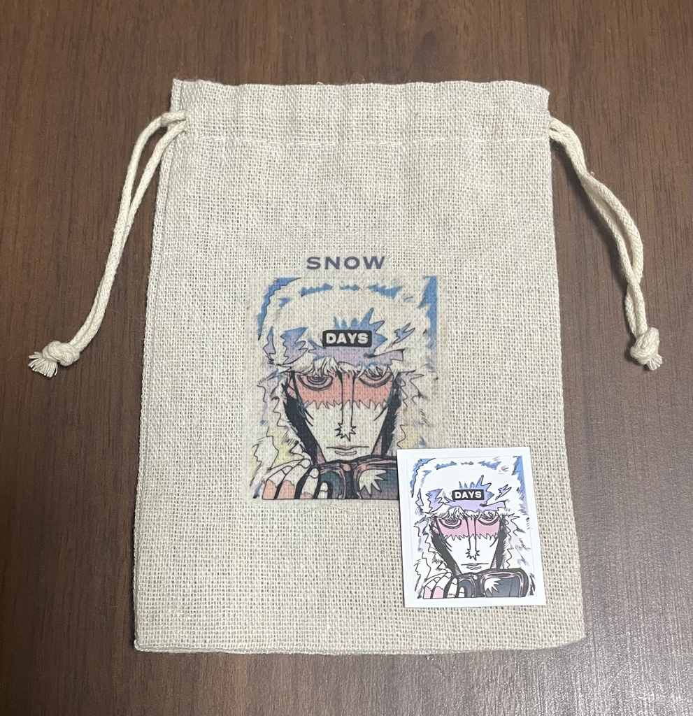 ミニポーチ　SNOW