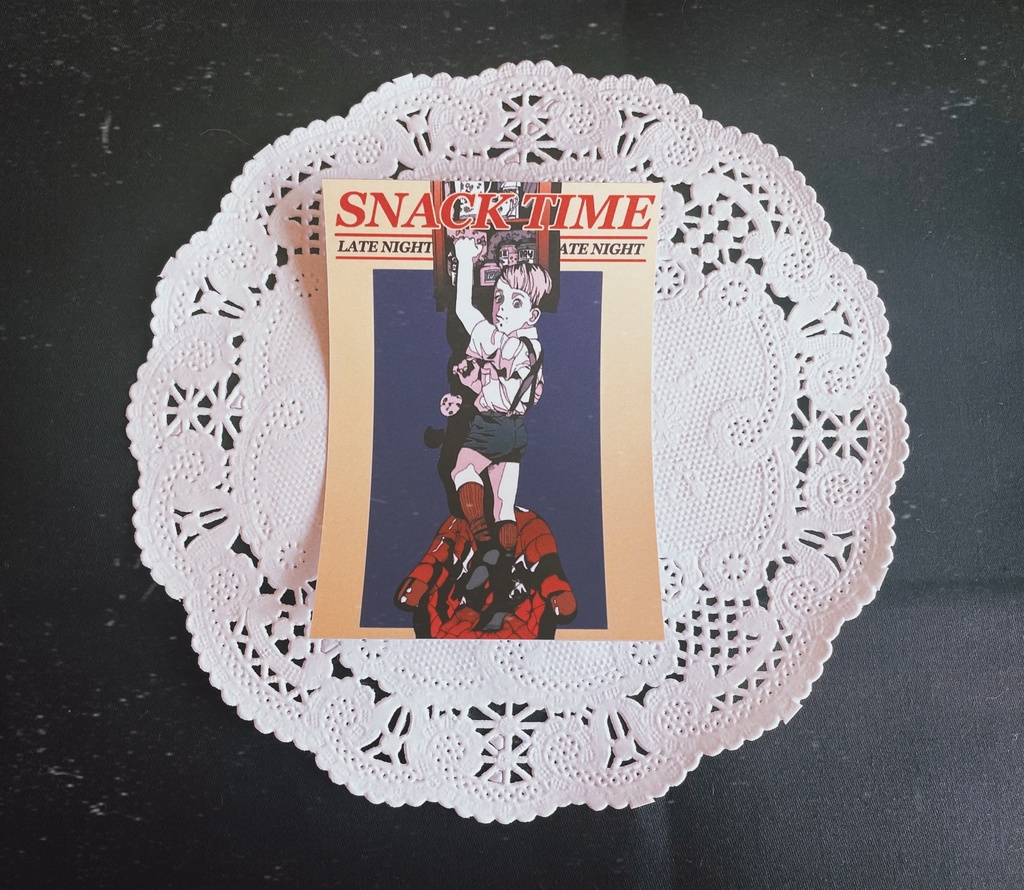 ステッカー【SNACK TIME】