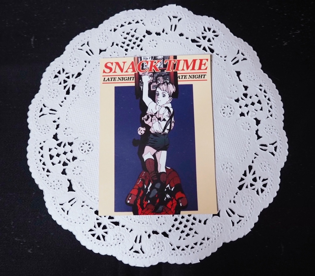 ステッカー【SNACK TIME】