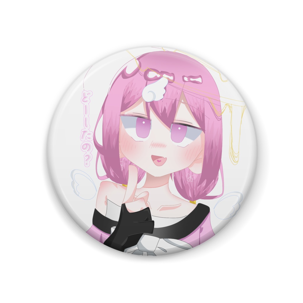 アイスケーキの缶バッジ