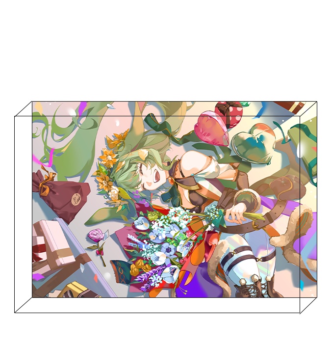 秋瀬きら　アクリルブロック【収益化/誕生日記念グッズ】