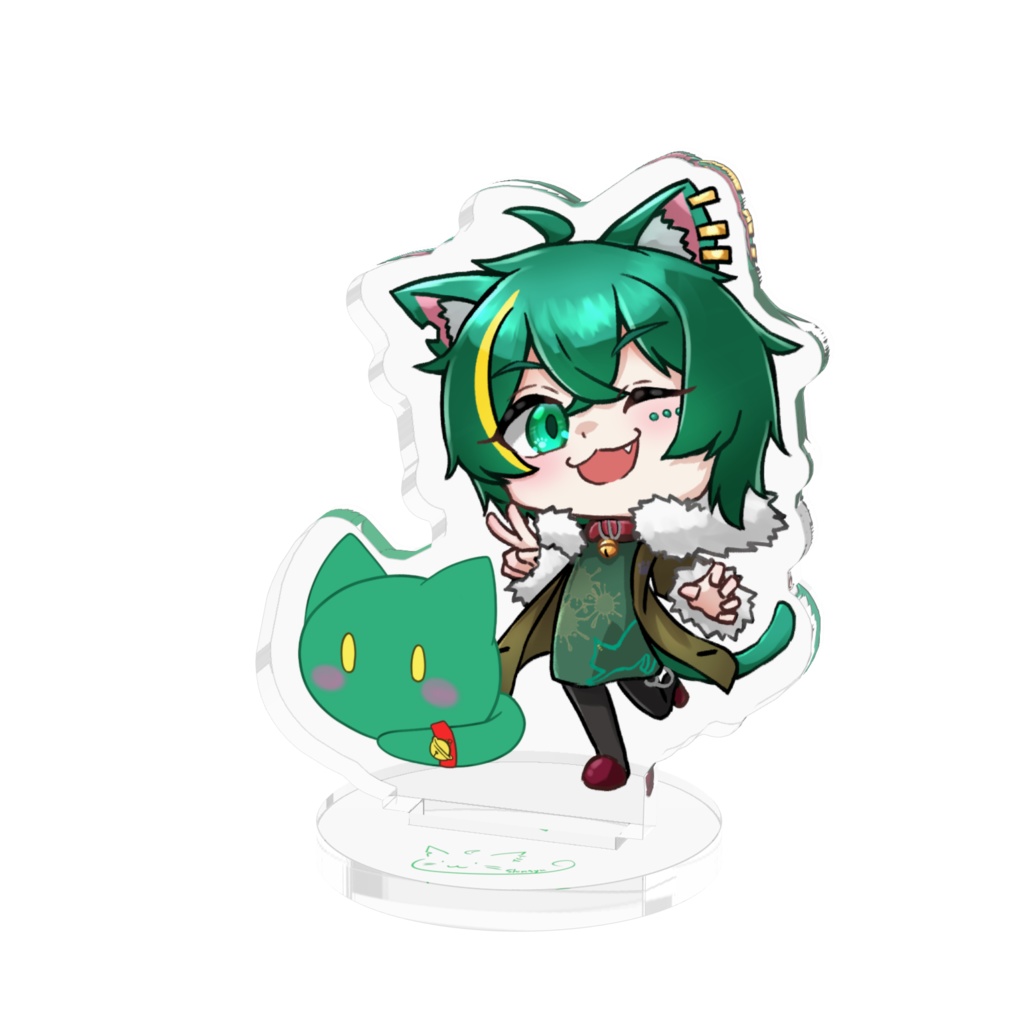シンシュ&りすにゃ~アクリルフィギュア
