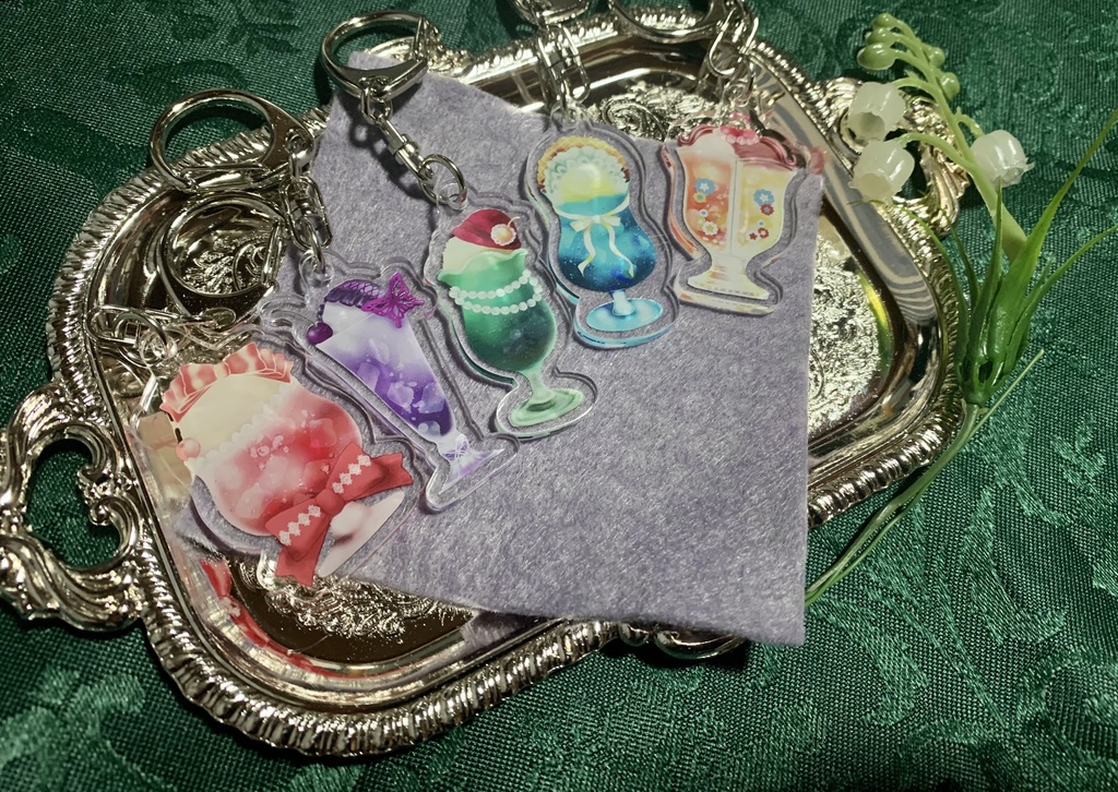 【アクキー】クリームソーダガール