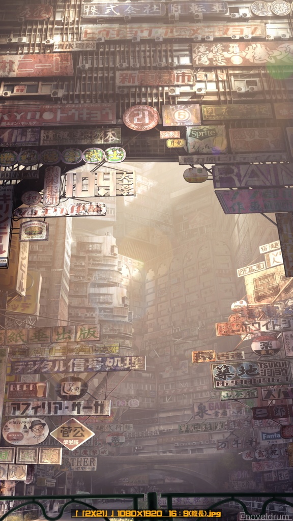 スマホ壁紙まとめ⓵【3種類】(1080×1920 16:9 縦長)【イラスト/フォトバッシュ/3DCG】高画質