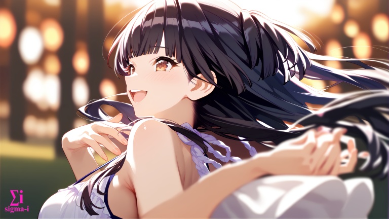 Fuyuko summer dance 4k wallpaper