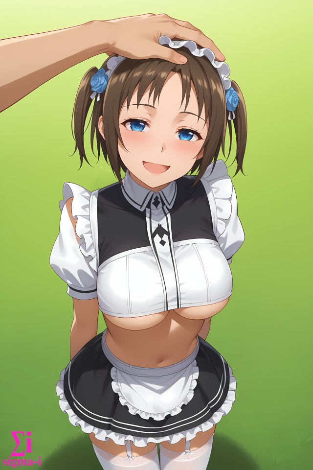 Ronye Underboob Maid 4k wallpapers x18