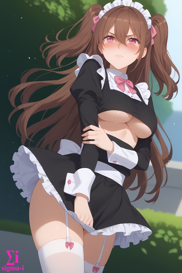 Mikari Underboob Maid 4k wallpapers x20