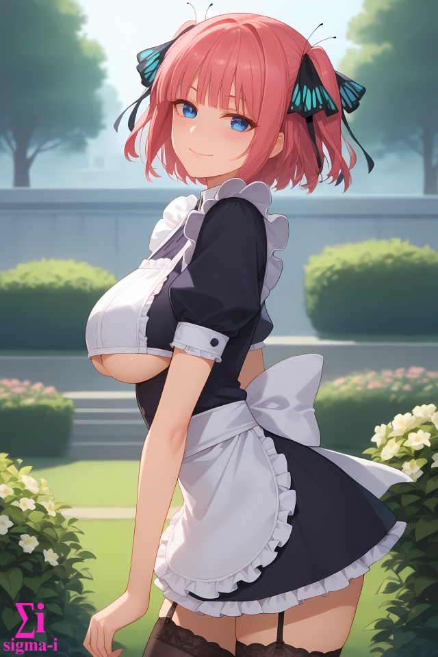 Nino Underboob Maid 4k wallpapers x22