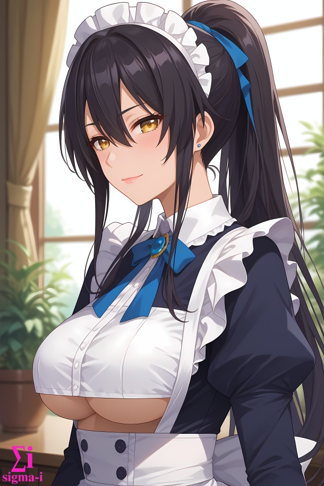 Sakuya Underboob Maid 4k wallpapers x26
