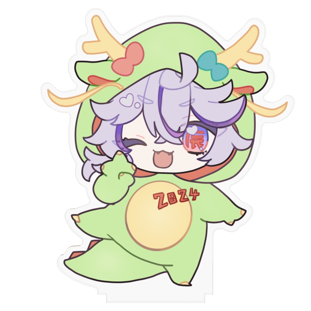 干支めめもり2024-辰-アクリルスタンド