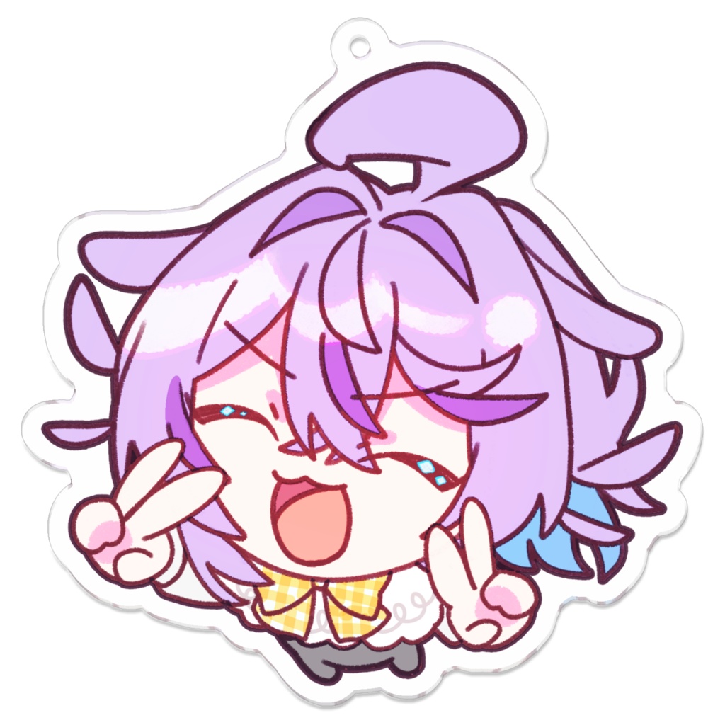 めめもりあびと誕生日2025記念アクリルキーホルダー