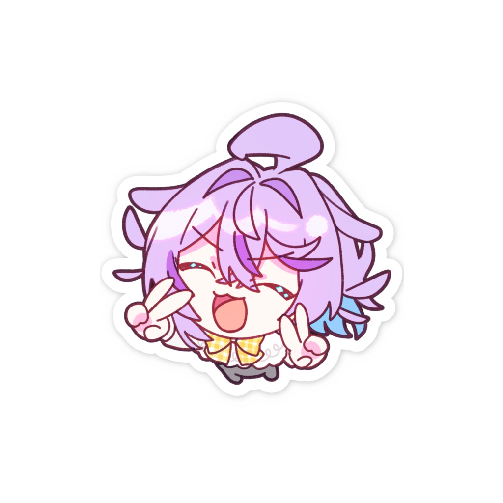 めめもりあびと誕生日2025記念スマホステッカー