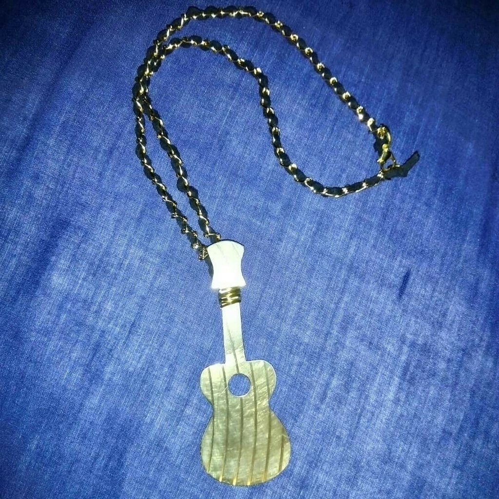 Guitar Cymbal Necklace