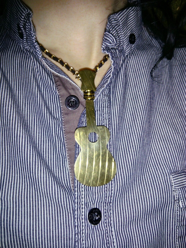Guitar Cymbal Necklace