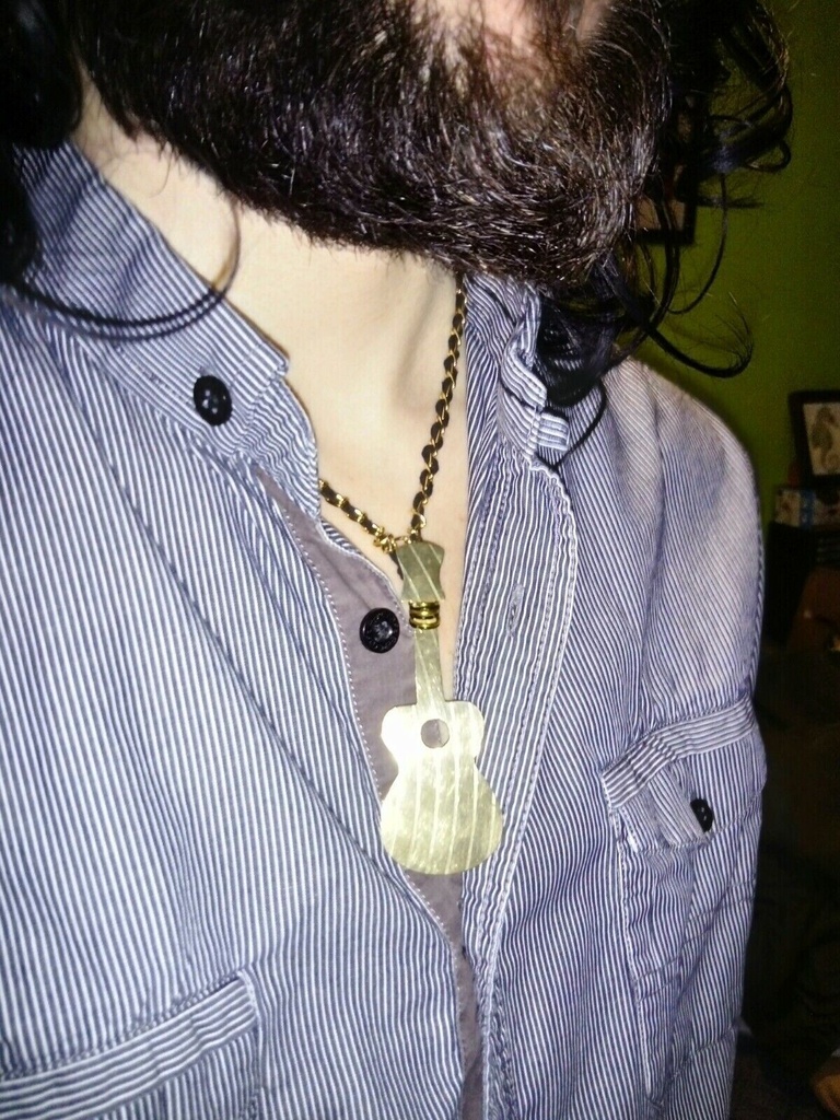 Guitar Cymbal Necklace