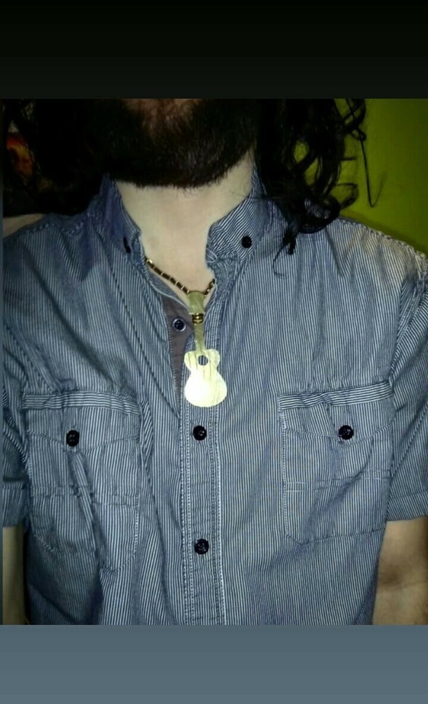 Guitar Cymbal Necklace