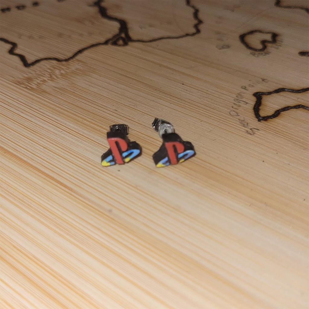 GameStation Symbol Stud Earrings